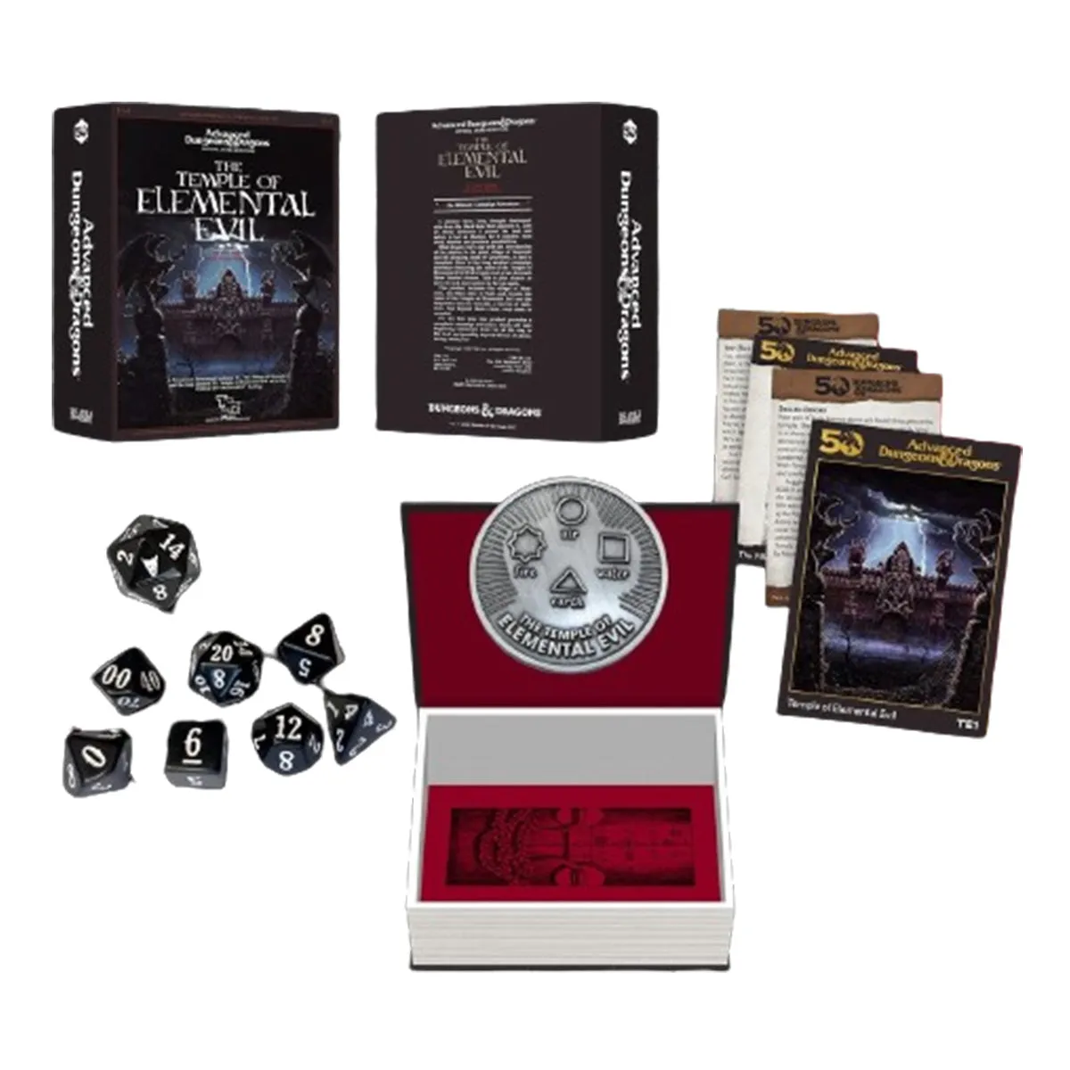 Beadle & Grimm's The Temple of Elemental Evil Dice & Accessories Set D&D 50th Anniversary