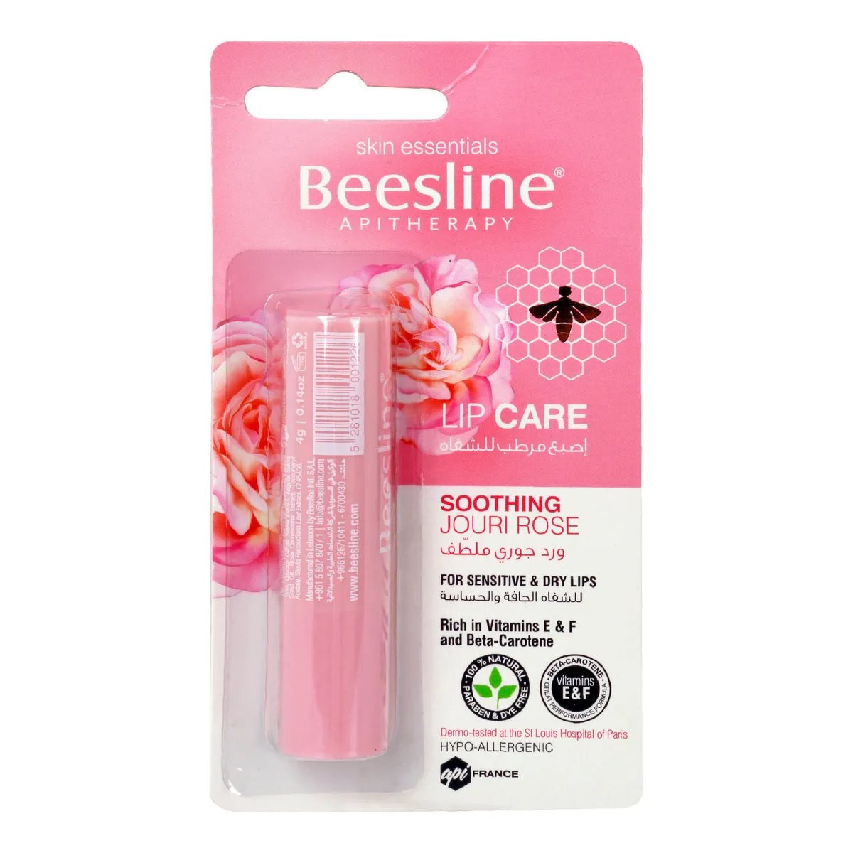 Beesline Lip Care Soothing Jouri Rose 4Gm