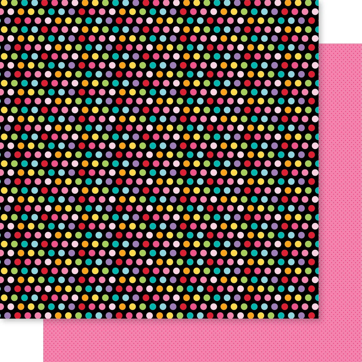Bella Blvd - Let's Scrapbook! Collection - 12x12 Single Sheets - Color Lover / BB2848