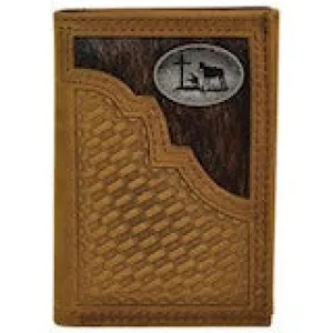 BG2030765W7 Wallet - Justin - Trifold Hair On