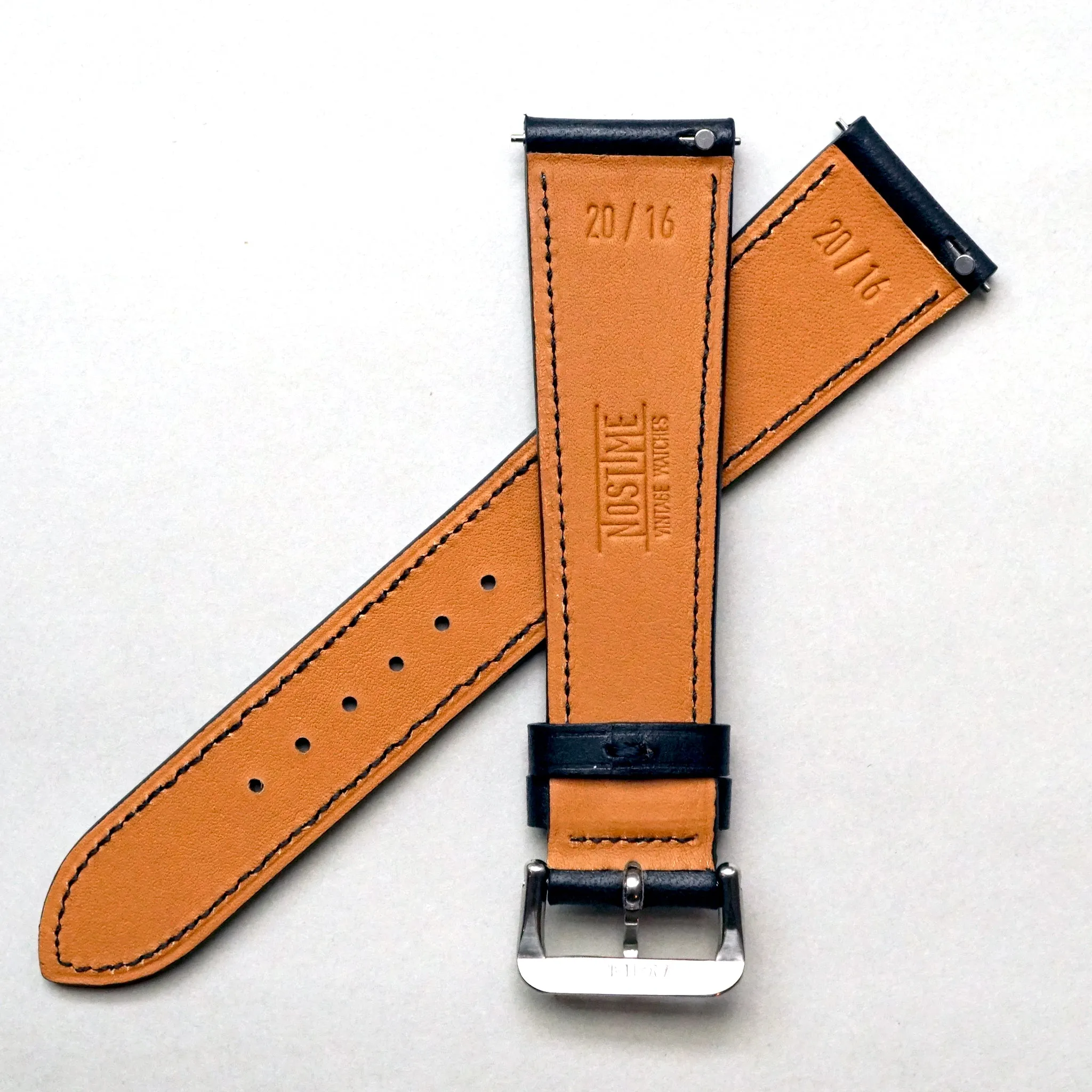 BLACK NOVONAPPA SMOOTH CALF STANDARD STRAP