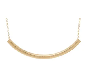 Bliss Bar Textured Necklace