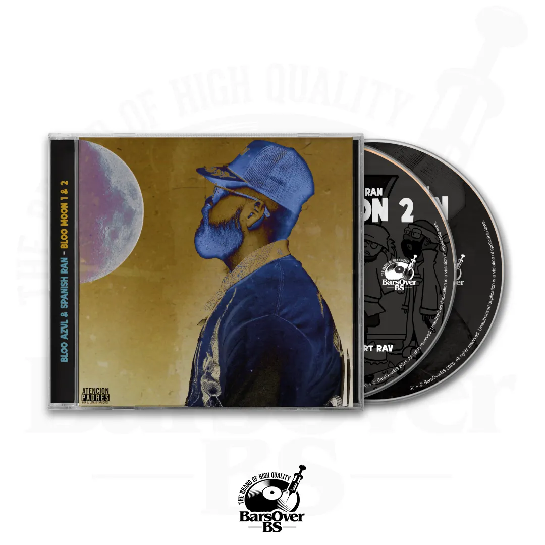 Bloo Azul x Spanish Ran - Blue Moon 2   Blue Moon 1 (Double Disc Jewel Case CD)