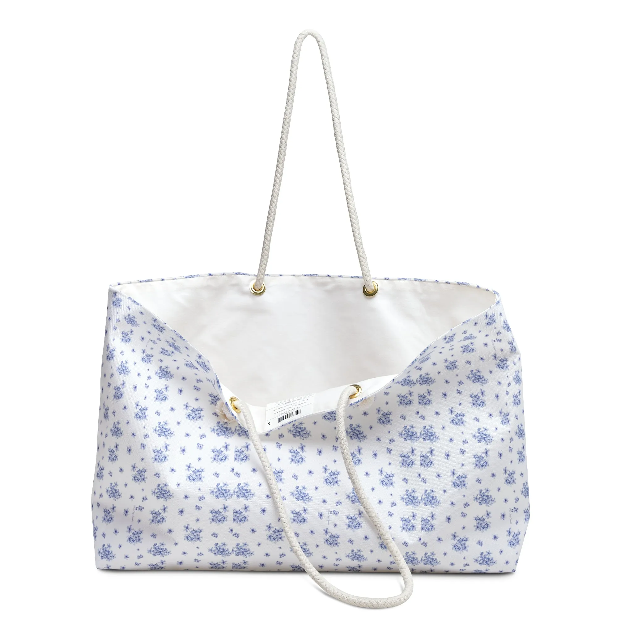 Blue Bloom Weekender Tote Bag