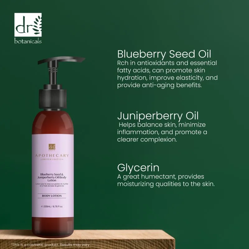 Blueberry Seed & Juniperberry Oil Body Lotion 200ml