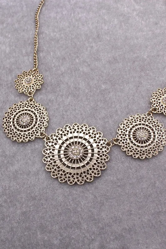 Bohemian Flower Necklace