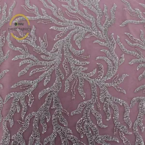 Bridal Lace Fabric Champagne 26950 120cm