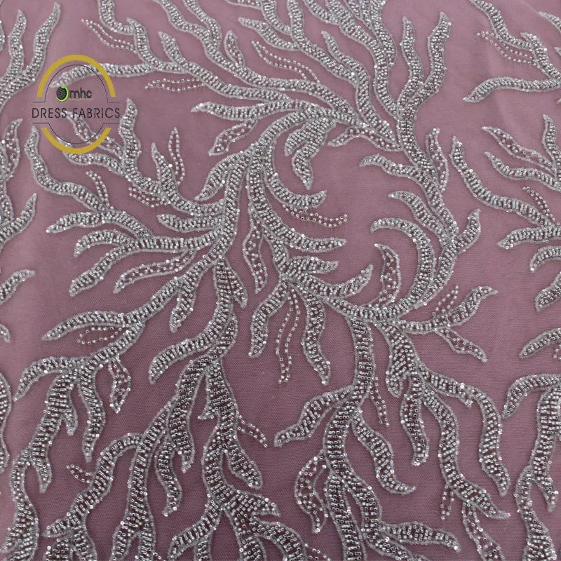 Bridal Lace Fabric Champagne 26950 120cm