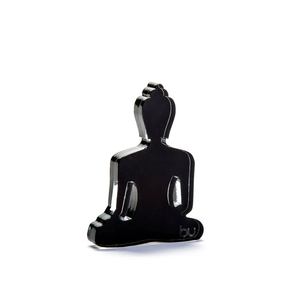 Buddha statue set of 3 - Gold, Black and Red
