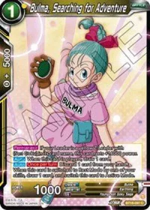 Bulma, Searching for Adventure - BT18-097