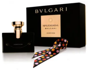 BVLGARI Splendida Jasmin Noir Perfume Set For Women - EDP 100 ml   Scarf