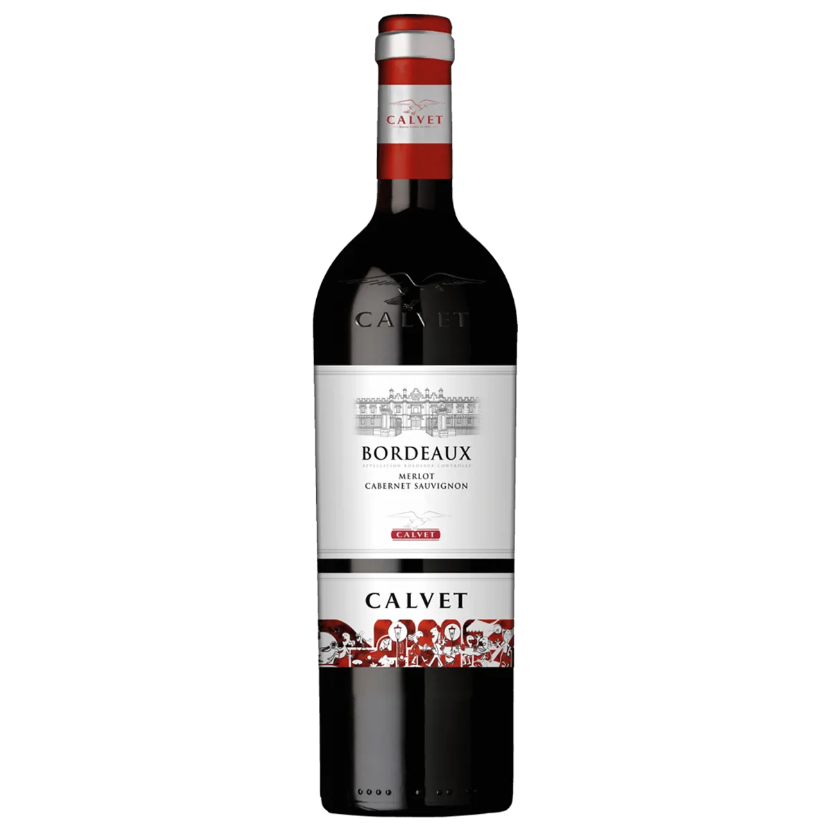 Calvet Merlot Cabernet Sauvignon Bordeaux 2021