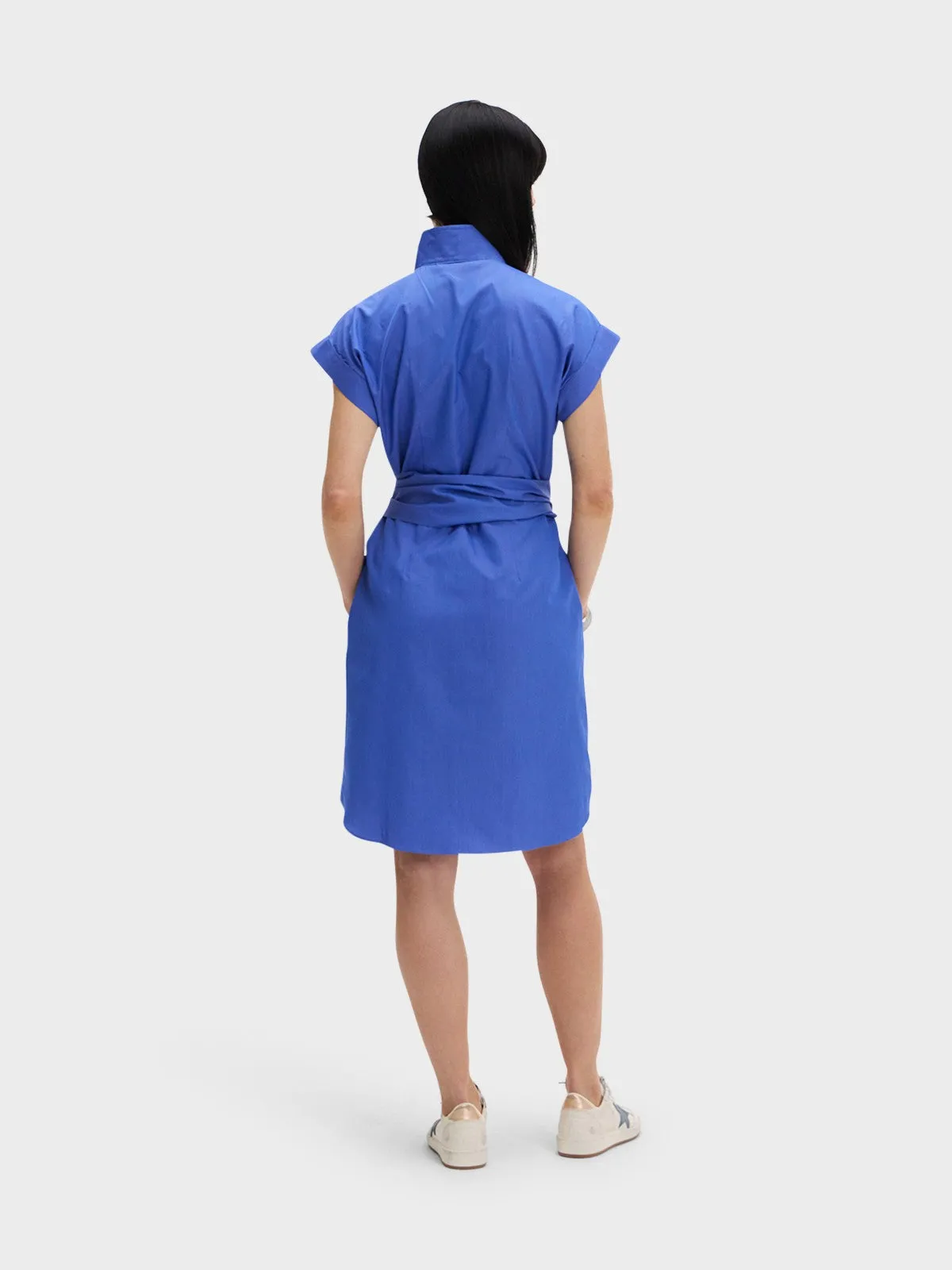 CAP SLEEVE DRESS: BLUE LAGOON (PRE-ORDER)