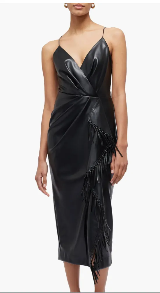 Carlee Fringe Midi Dress
