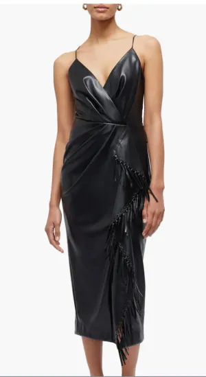 Carlee Fringe Midi Dress