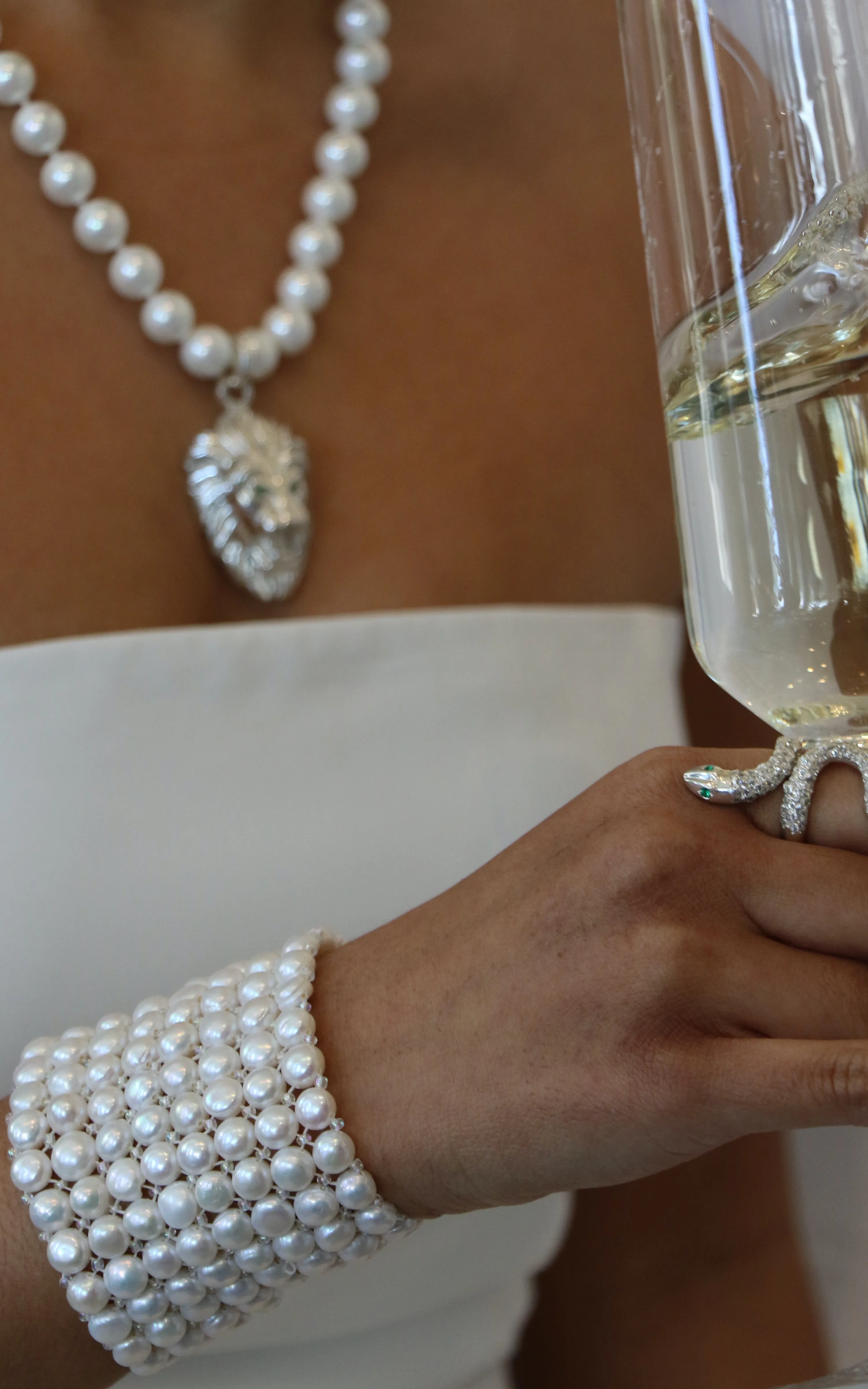 Carolina's Favorite Pearl Cuff