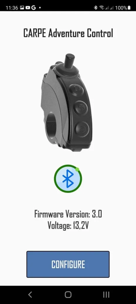 Carpe Iter Adventure Control Bluetooth