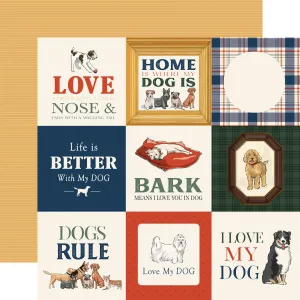 Carta Bella - Best In Show - 12x12 Single Sheet / 4x4 Journaling Cards