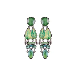 Cartwheel Spica Post Earrings