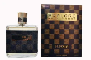 CFS Nuroma Explorer Brown Checks Perfume 100ML