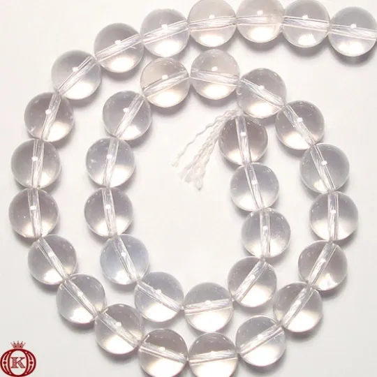 Clear Quartz Beads Smooth Round