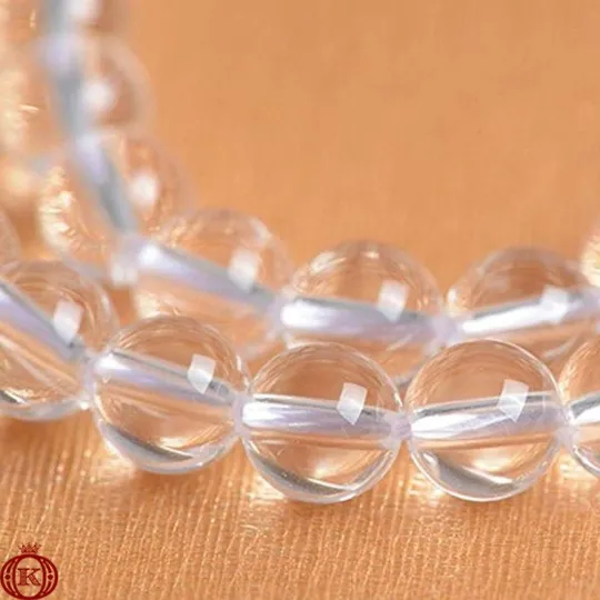 Clear Quartz Beads Smooth Round