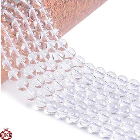 Clear Quartz Beads Smooth Round