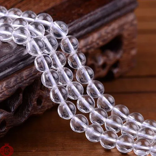 Clear Quartz Beads Smooth Round