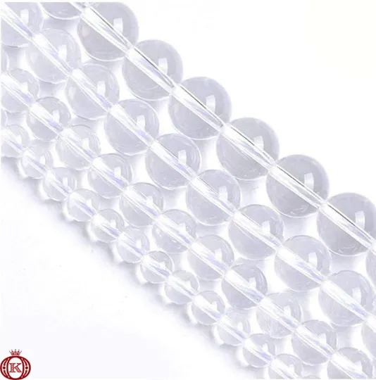 Clear Quartz Beads Smooth Round