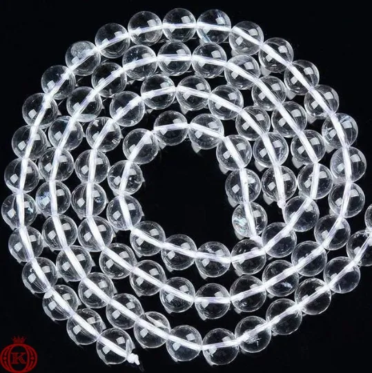 Clear Quartz Beads Smooth Round