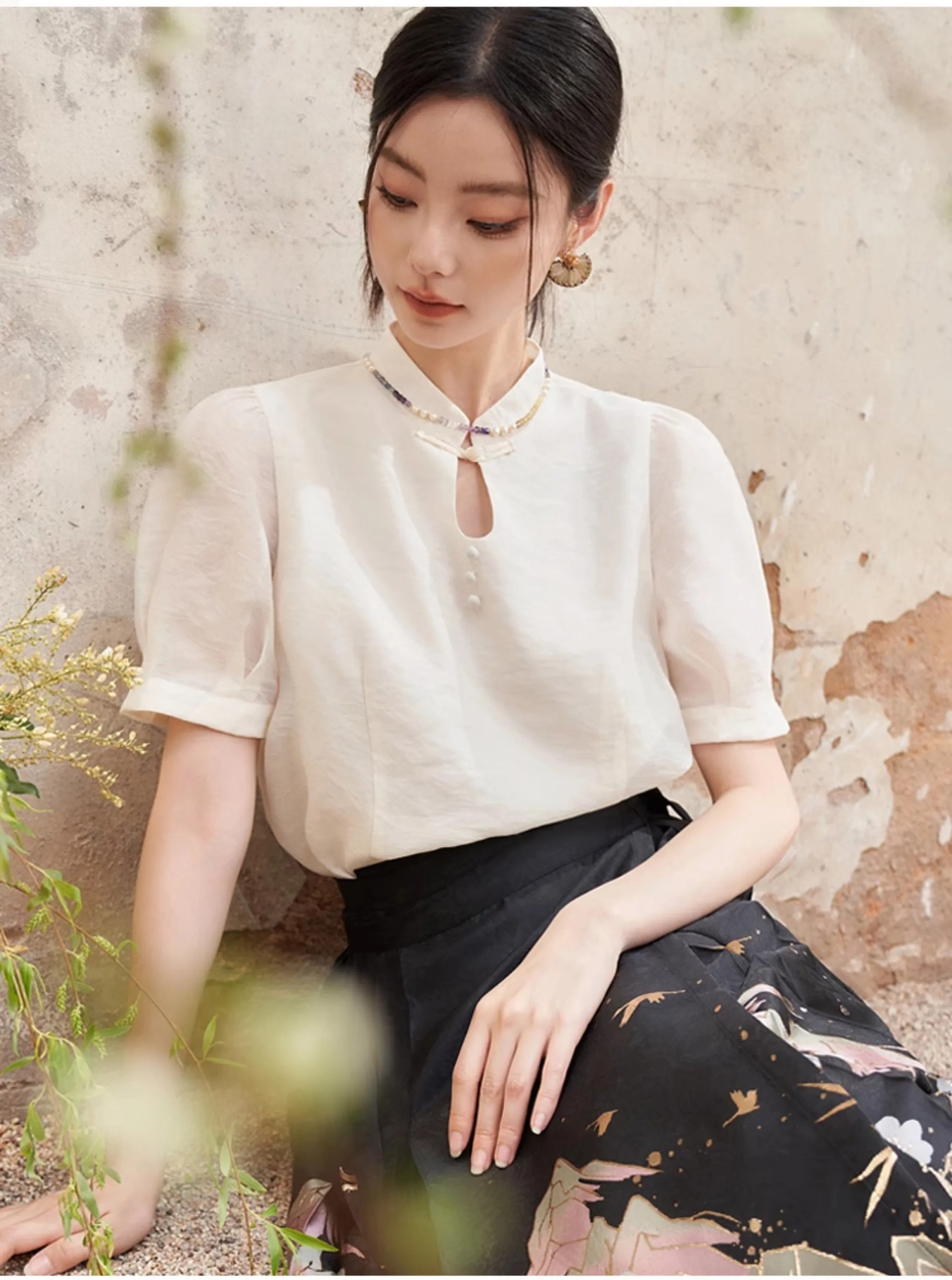 Clementine Exquisite Qipao Cheongsam Top