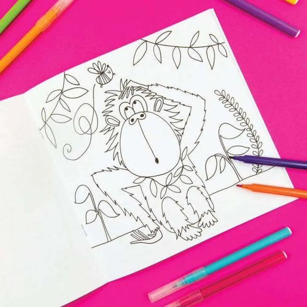 Colouring Book - Tropical Adventure