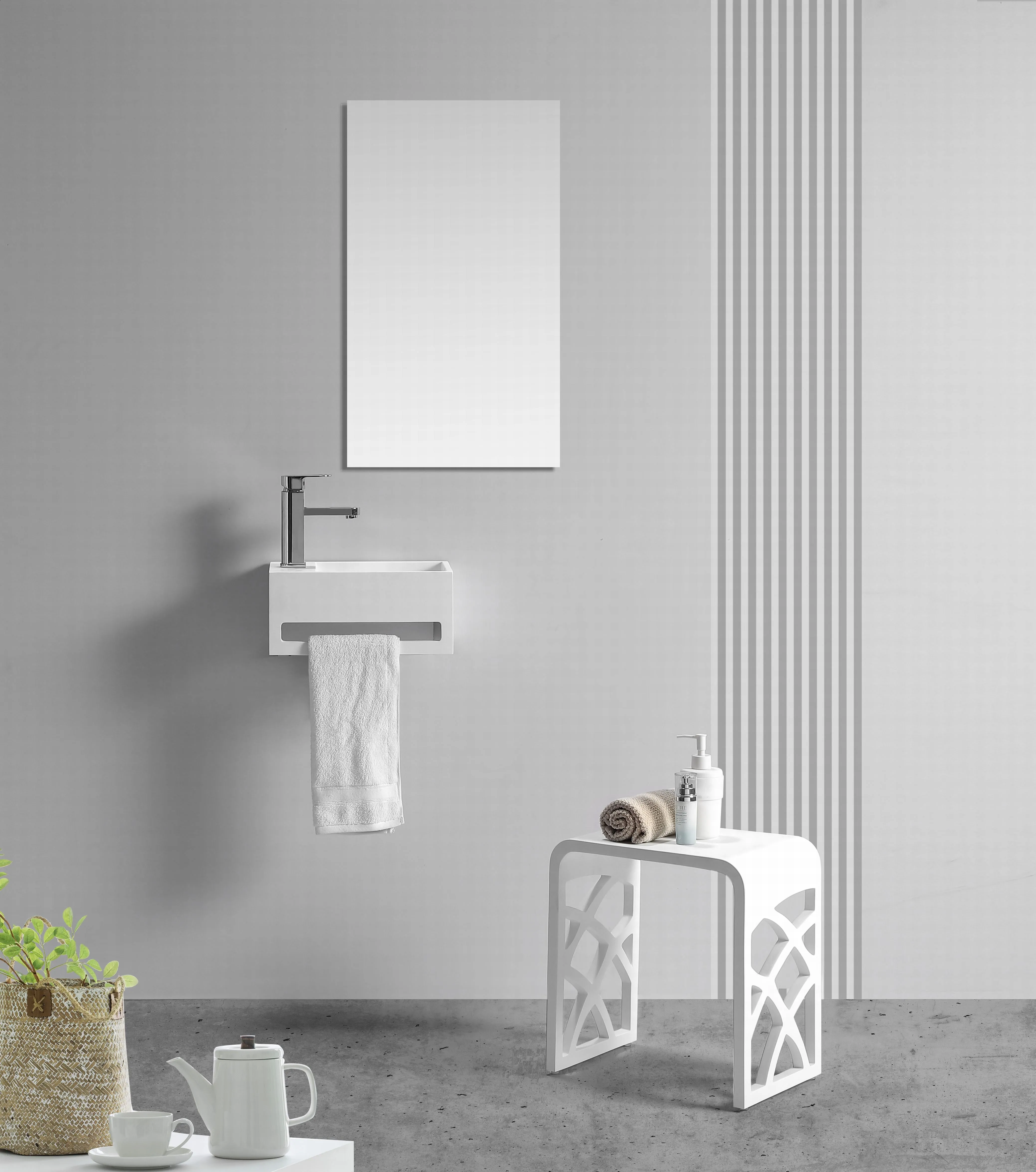 Compact Ensuite Basin - 355mm - B1105-A-L