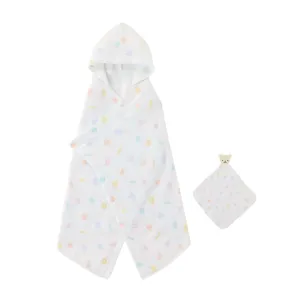 Cosy Cuddle Baby Gauze Poncho & Towel Set