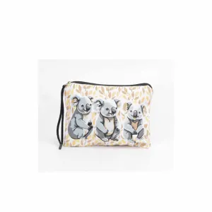 Cotton Utility Pouch Bush Mates Koala 21 X 17cm