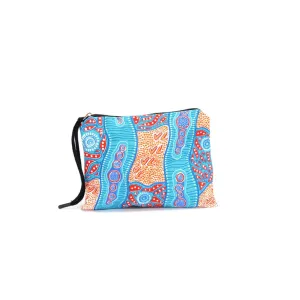 Cotton Utility Pouch Tracks On Country 21 X 17cm