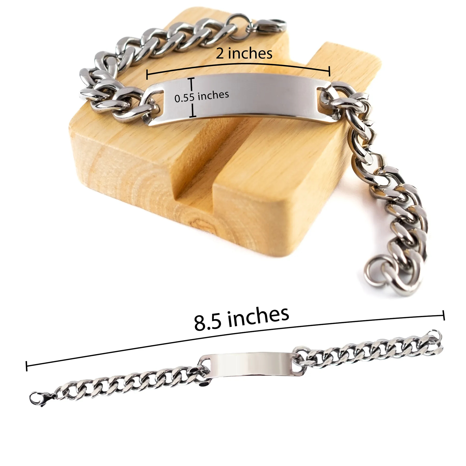 Cousin Gifts, Thank you for being there every day, Thank You Gifts For Cousin, Birthday Christmas Cuban Chain Stainless Steel Bracelet For Cousin