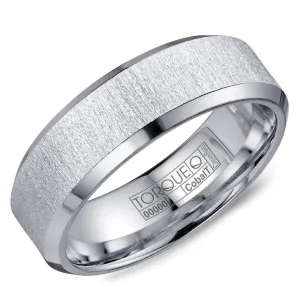 Crown Ring White Cobalt Wedding Band