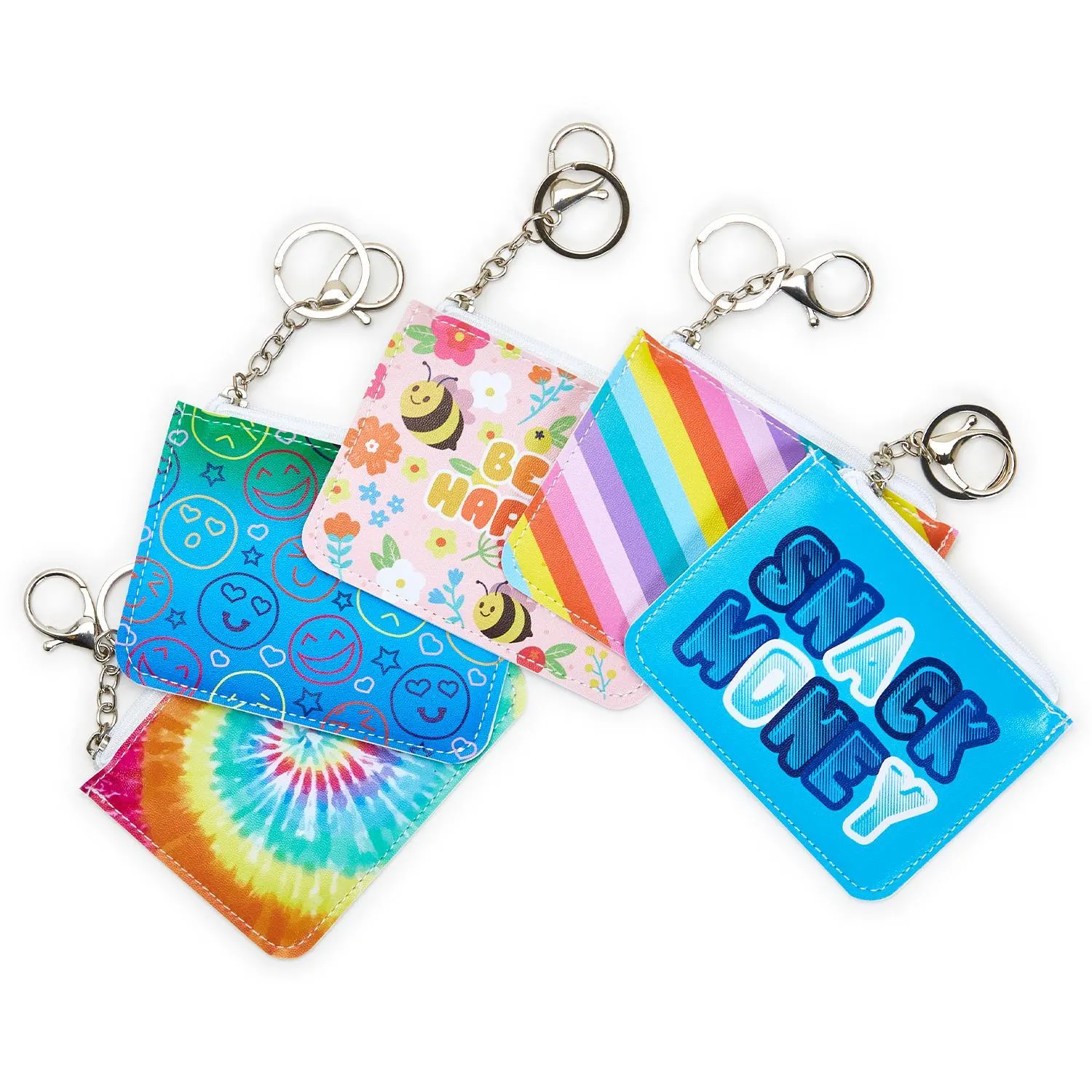 Cupcakes & Cartwheels Coin Pouch with ID Window and Ring Attachment