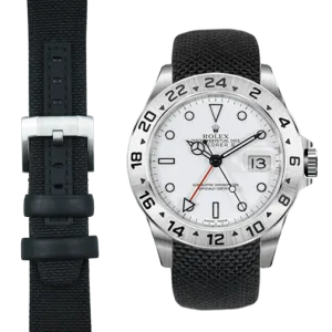 Curved End Nylon Strap for Rolex Explorer II with Tang Buckle