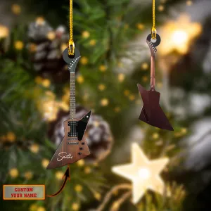 Custom Shaped Ornament - Explorer Guitar - Fuly26