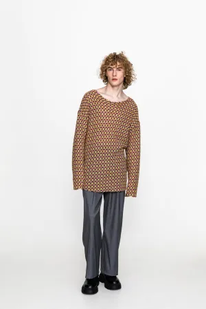 Cypress Sweater Yellow Patterned