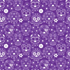 Dead Skulls Adhesive Vinyl Sheet