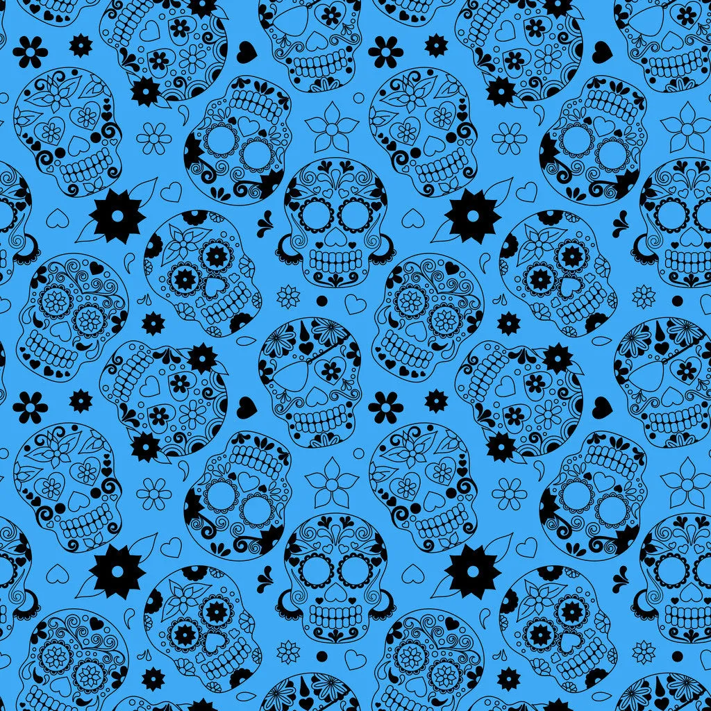 Dead Skulls Adhesive Vinyl Sheet