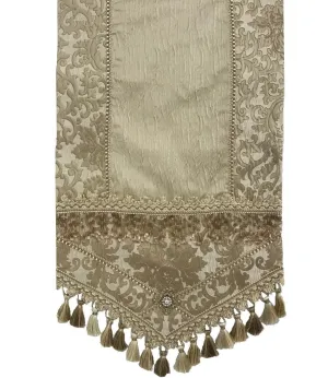 Decorative Neutral Table Runner Exquisite