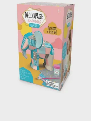 Decoupage Animals- Elephant