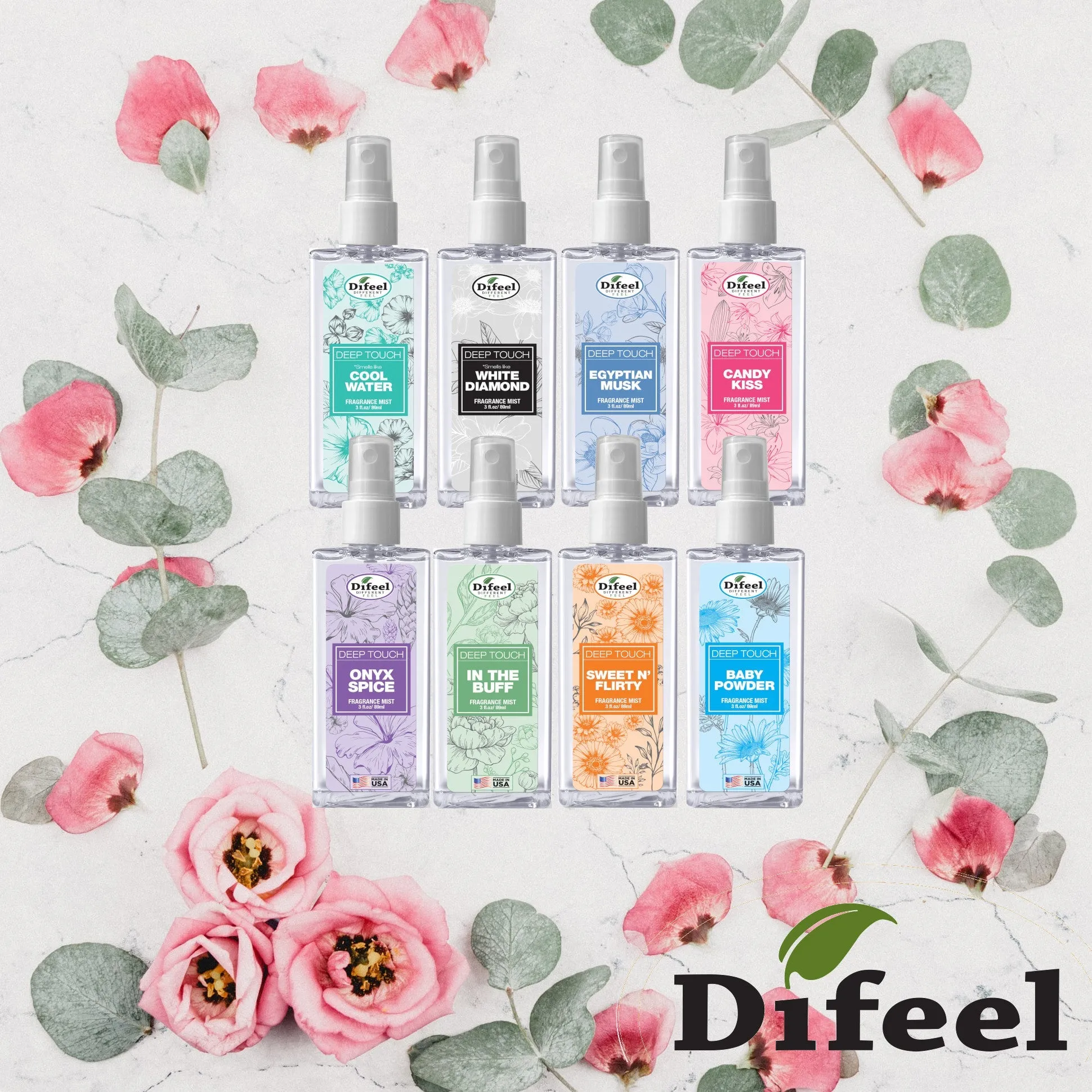 Deep Touch Body Mist Spray - (Smells Like) White Diamond 3 Ounces
