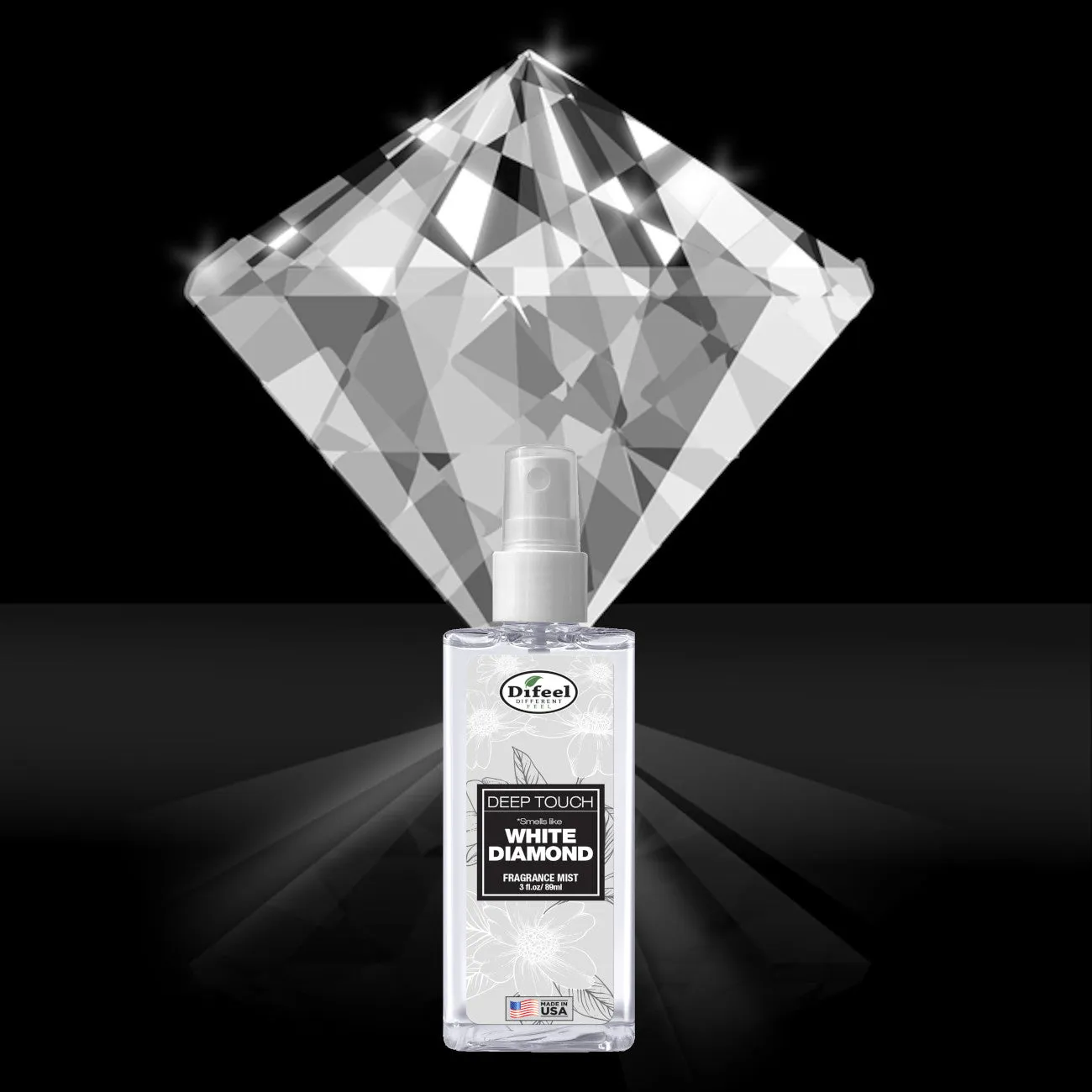 Deep Touch Body Mist Spray - (Smells Like) White Diamond 3 Ounces