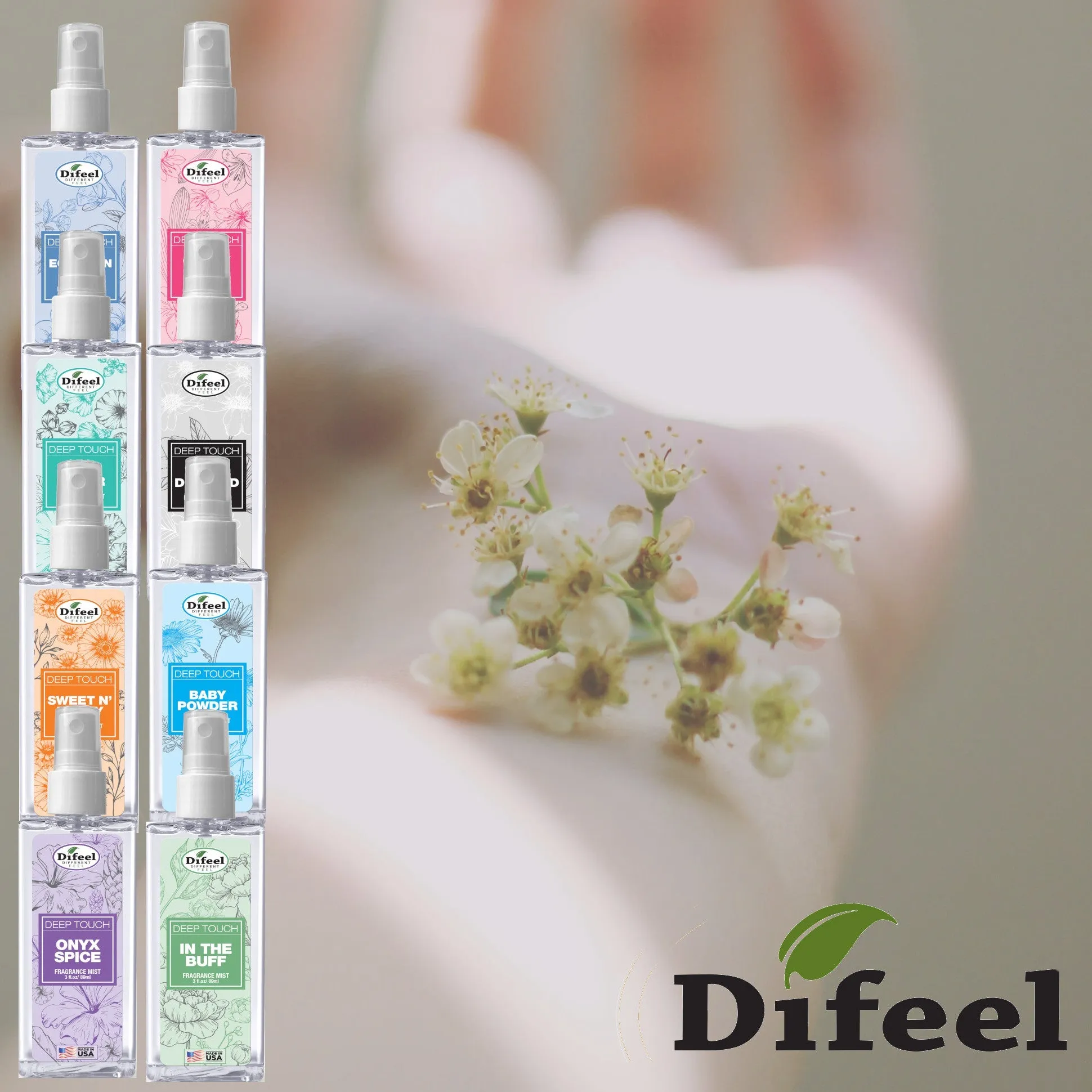 Deep Touch Body Mist Spray - (Smells Like) White Diamond 3 Ounces