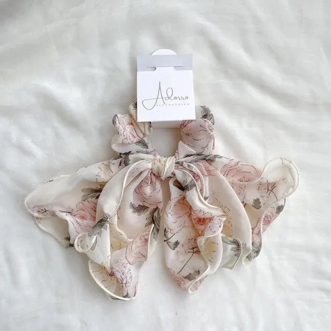 Delia Floral Scrunchie